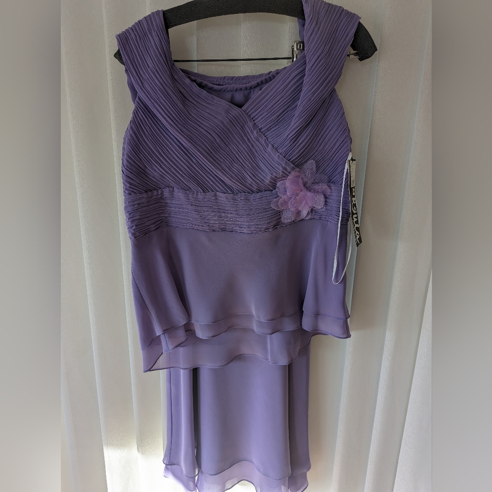 Two Piece Dress - Lilac